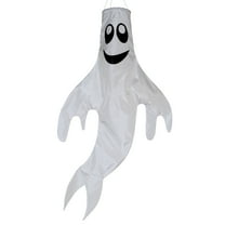 In the Breeze 4977 — Small 18-inch Ghost Windsock, Halloween Hanging Decoration