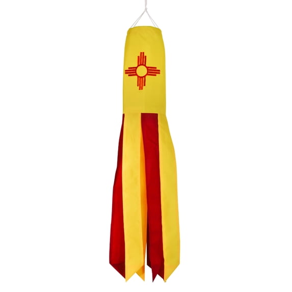 In the Breeze 5036 — 18-inch New Mexico Flag Windsock — Colorful Souvenir State Flag Windsock