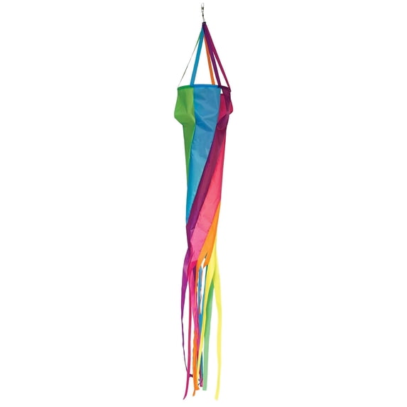 In the Breeze 5228 — 60-inch Fiesta Spinsock — Colorful and Fun Spinning Windsock, Kite Line Laundry