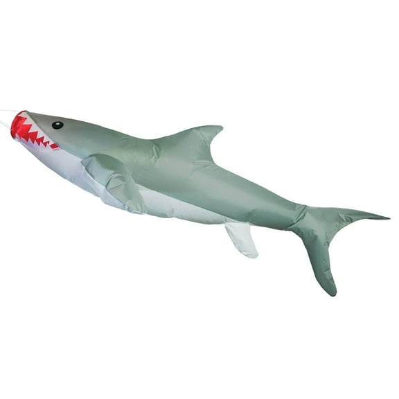 In the Breeze 5253  Shark Big Breeze Windsock  Large, 3D Beach Windsock for Yards, Gardens, Patios