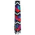thumbnail image 1 of In the Breeze 5270 — Geometric Black & White 40-inch Illusion Windsock — Abstract Decor, Embroidered Details, Fully Printed Tails, 1 of 6