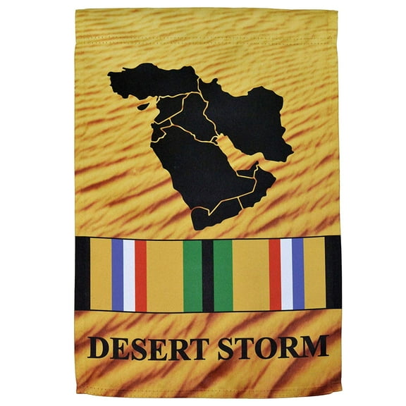 In the Breeze 7412 Desert Storm Veteran Garden Flag - 12" x 18" Military Service Yard Banner