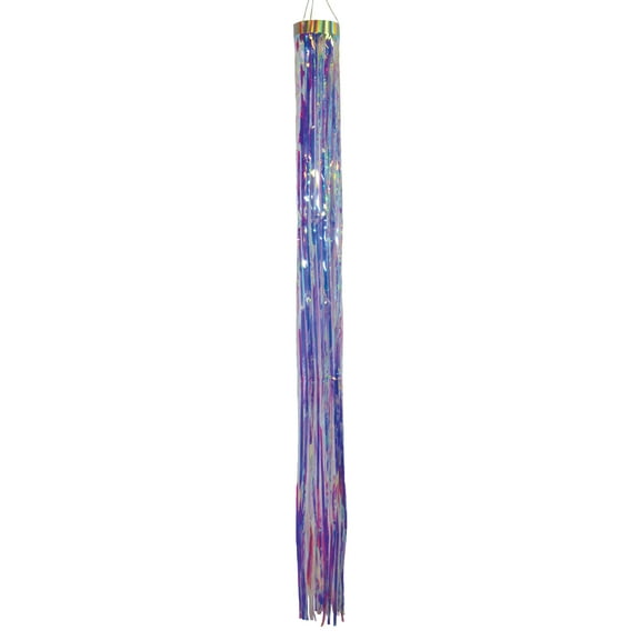 In the Breeze 9064 51 Inch Iridescent Holographic Windsock - Decorative and Humane Bird and Pest Deterrent