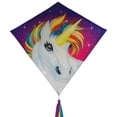 thumbnail image 1 of In the Breeze Unicorn 30-inch Diamond Kite - Fun, Easy Flying Unicorn Kite, 1 of 8