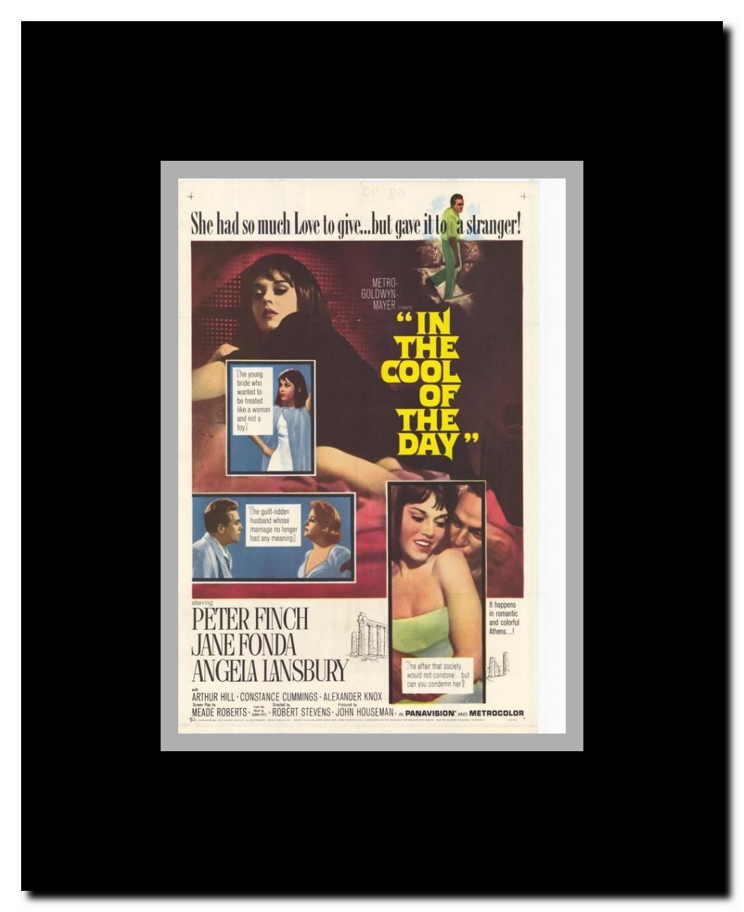 In the Cool of the Day Framed Movie Poster