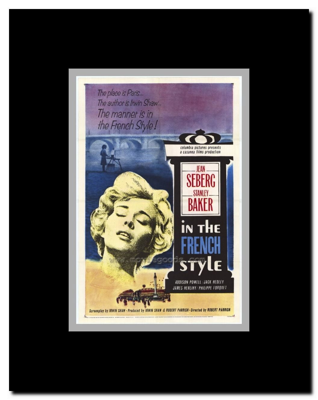 In the French Style Framed Movie Poster