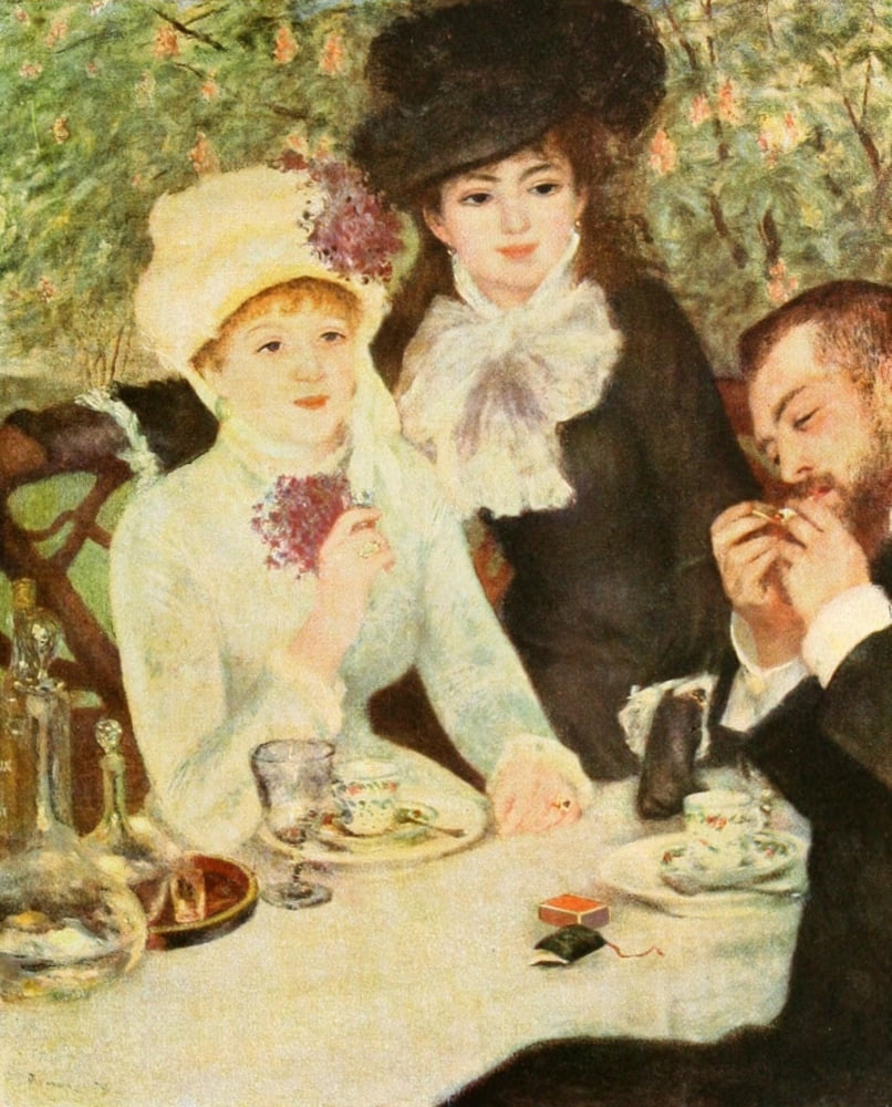 In the Garden Das Bildnis 1921 Canvas Art - Pierre-Auguste Renoir (18 x 24)