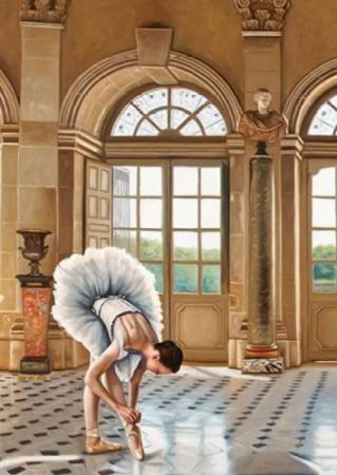 In the Grand Palace I - detail Canvas Art - Pierre Benson (20 x 28)