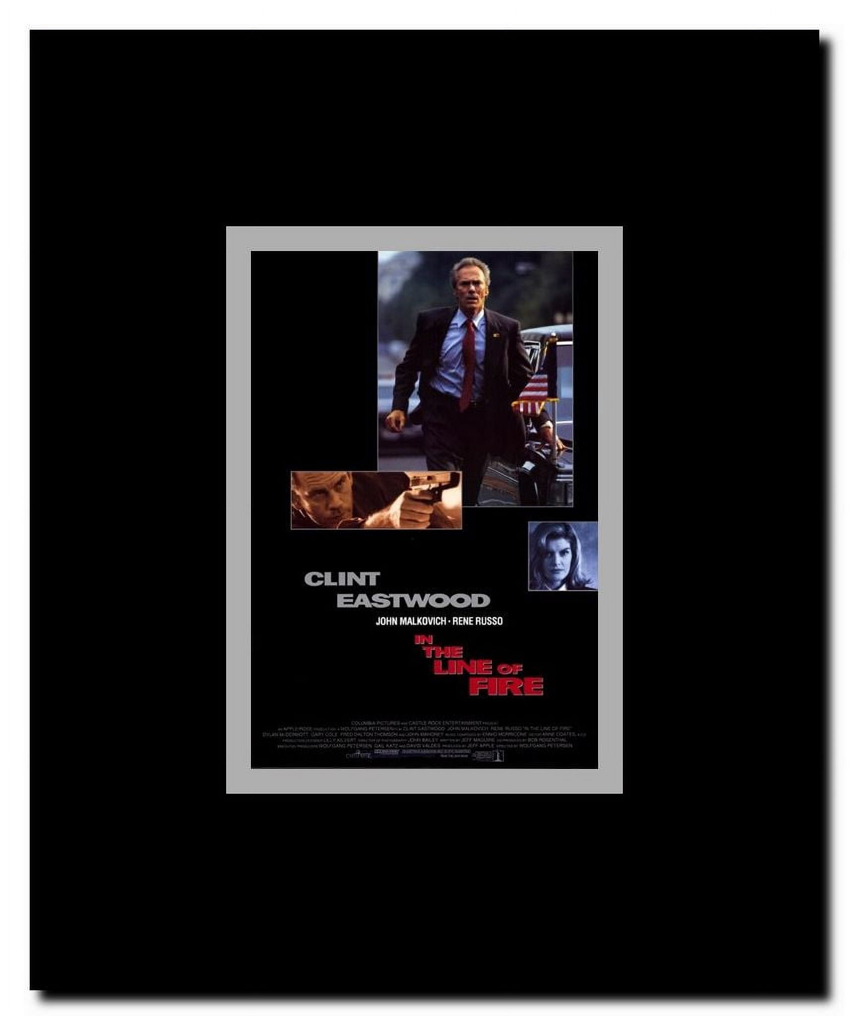 In the Line of Fire Framed Movie Poster