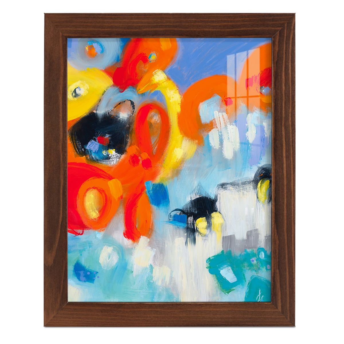 In the Loop V -Framed Print w/glass-Chestnut - Walmart.com