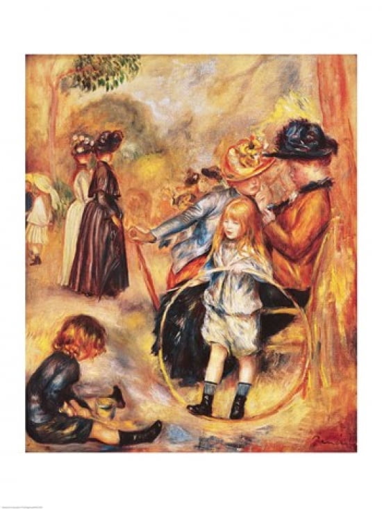 In the Luxembourg Gardens 1883 Canvas Art - Pierre-Auguste Renoir (18 x 24)
