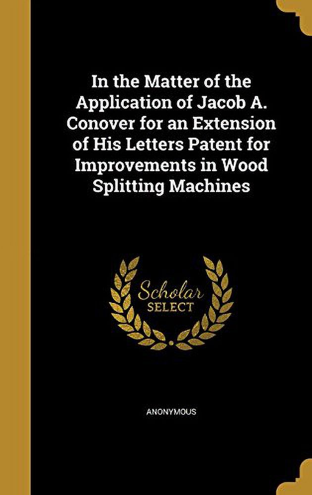 In the Matter of the Application of Jacob A. Conover for an Extension ...