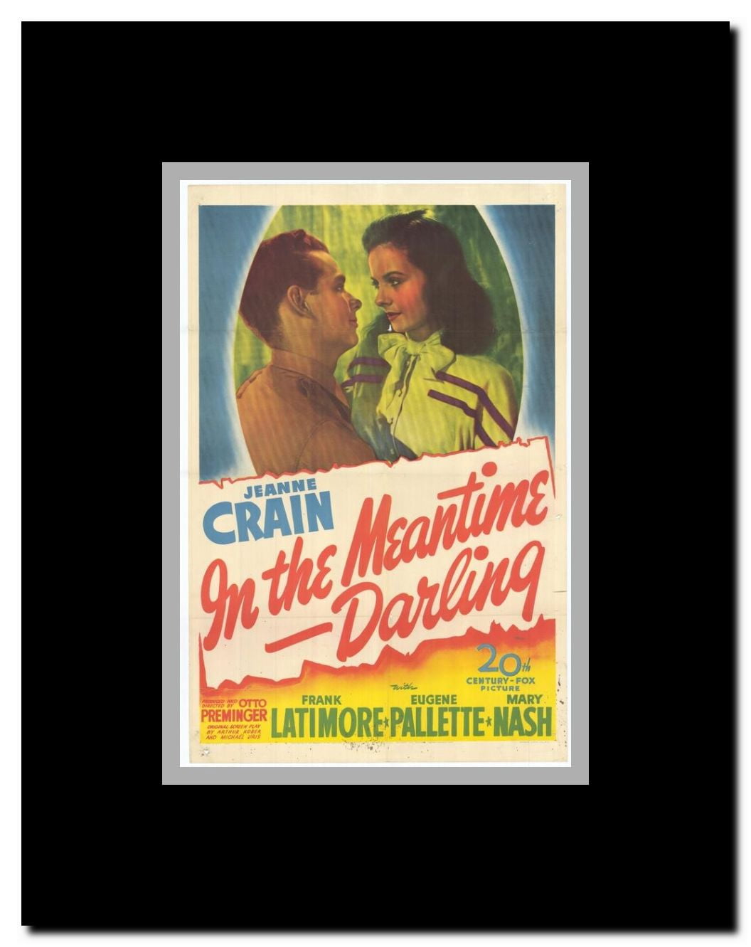 In the Meantime Darling Framed Movie Poster