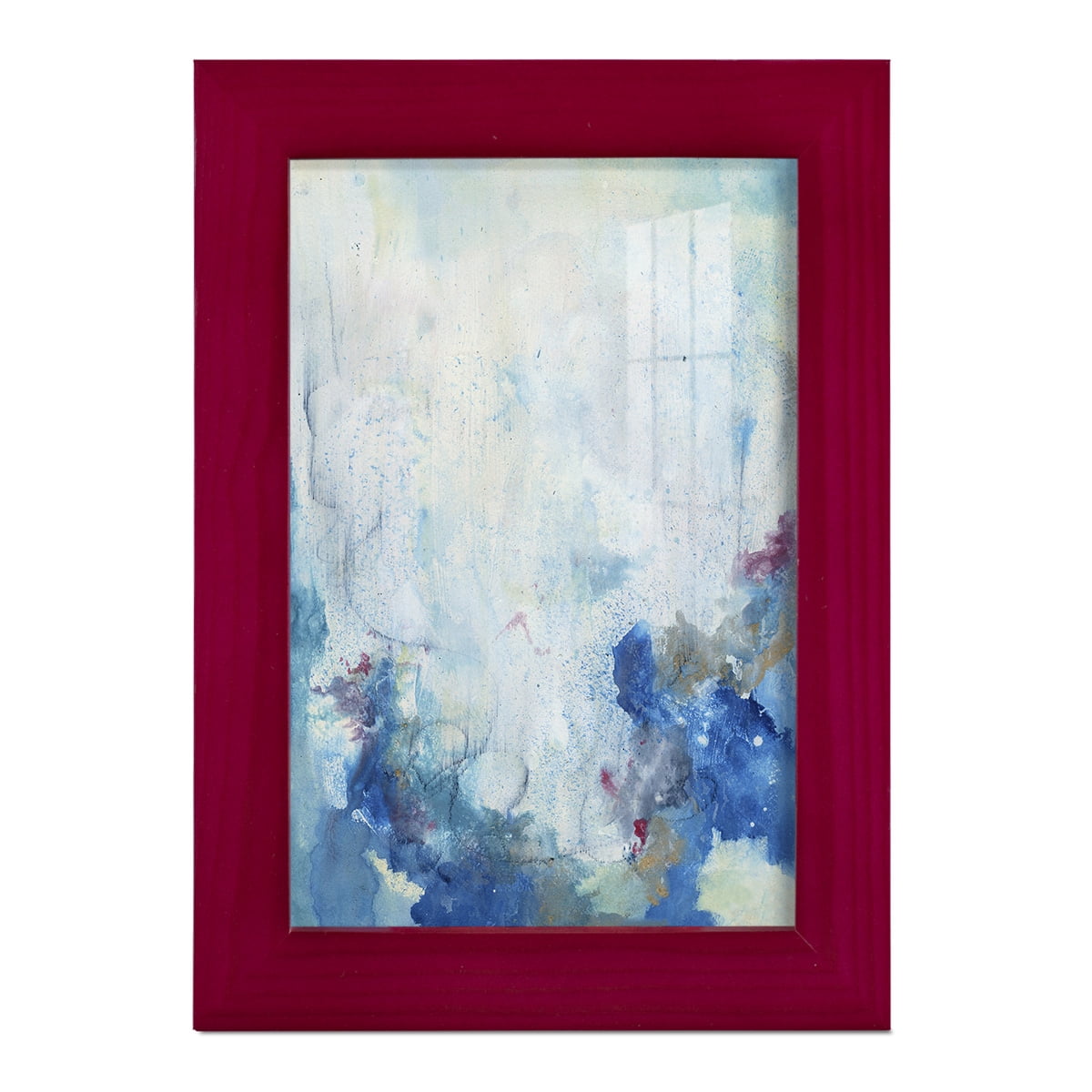 In the Mist II - Framed Print w/glass - Cherry Red