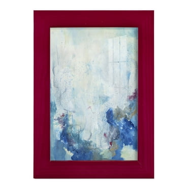 In the Mist II - Framed Print w/glass - Cherry Red