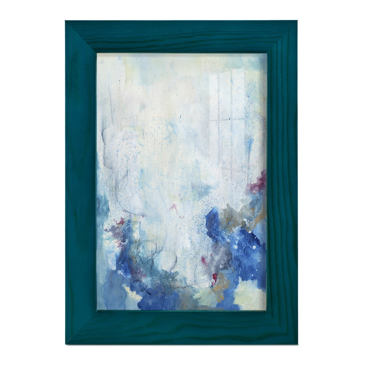 In the Mist II - Framed Print w/glass - Ocean Blue