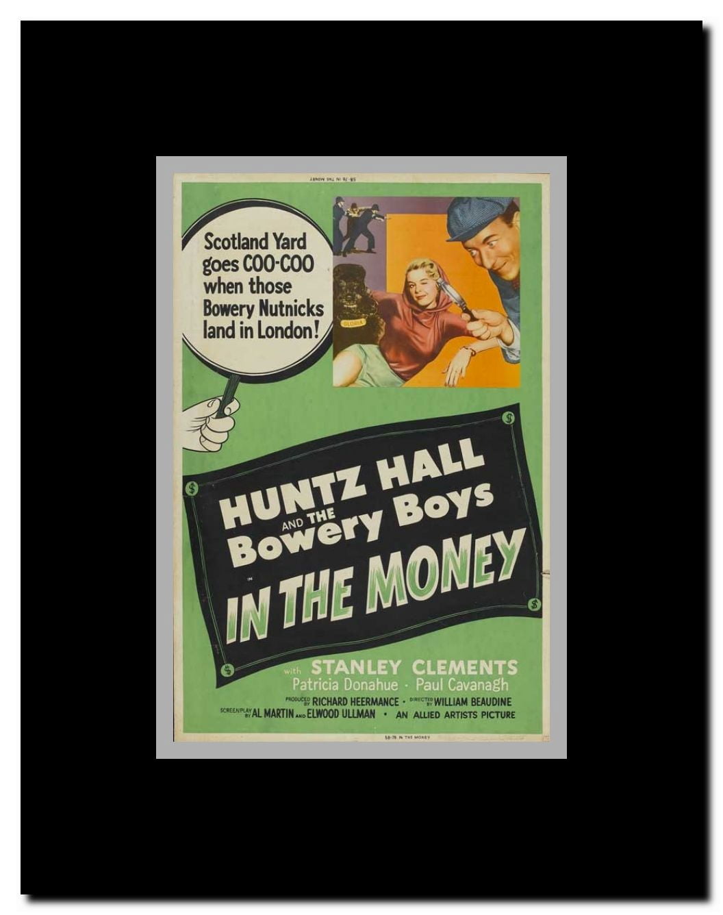 In the Money Framed Movie Poster