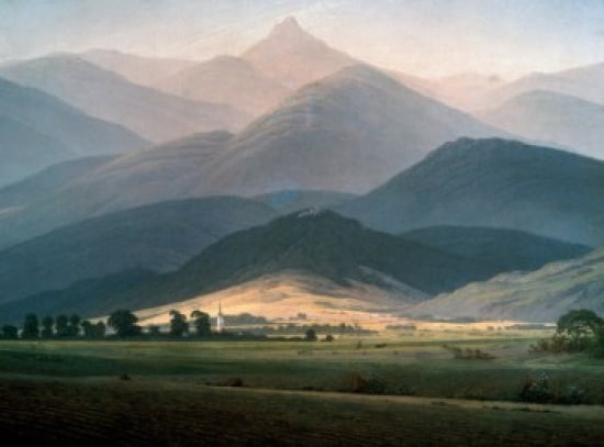In the Mountains Caspar David Friedrich (1774-1840 German) Pushkin Museum of Fine Arts Moscow Canvas Art - Caspar David Friedrich (18 x 24)