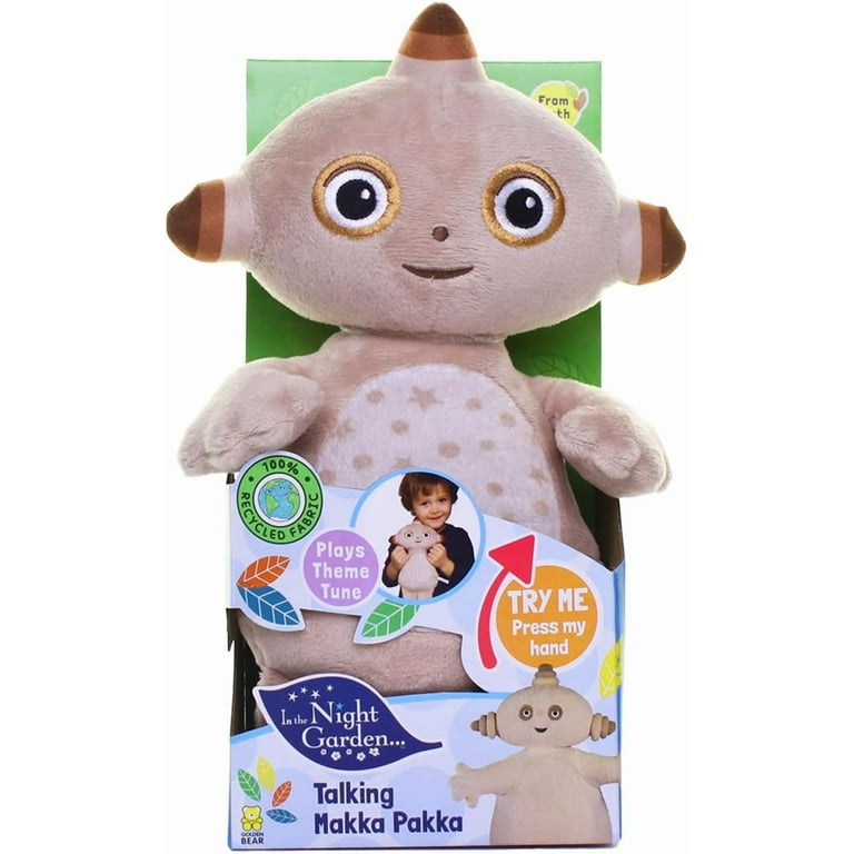 In the Night Garden MAKKA PAKKA Talking Teddy Bear Soft Plush Toy