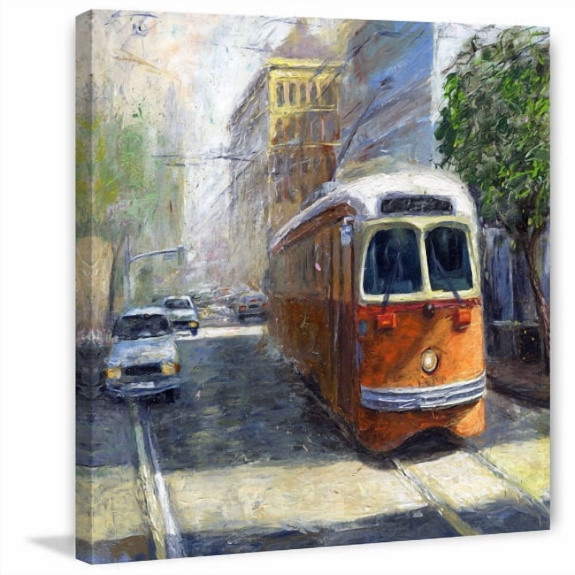 "In the Old Days" Painting Print on Wrapped Canvas