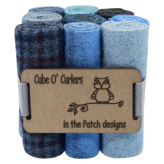 In the Patch design ~ Curler Cube~ (9) 4" x 16" pieces~ Orange ~ ITPDCORA