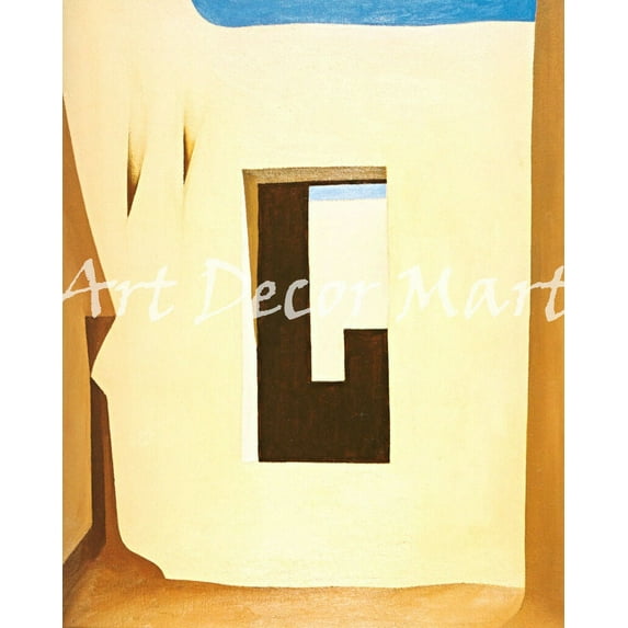In the Patio 1-O'Keeffe - CANVAS OR FINE PRINT WALL ART
