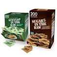 thumbnail image 1 of In the Raw Sugar and Stevia Sweetener Bundle - 200 Turbinado Sugar Packets + 200 Stevia Packets (2 Piece Set), 1 of 3