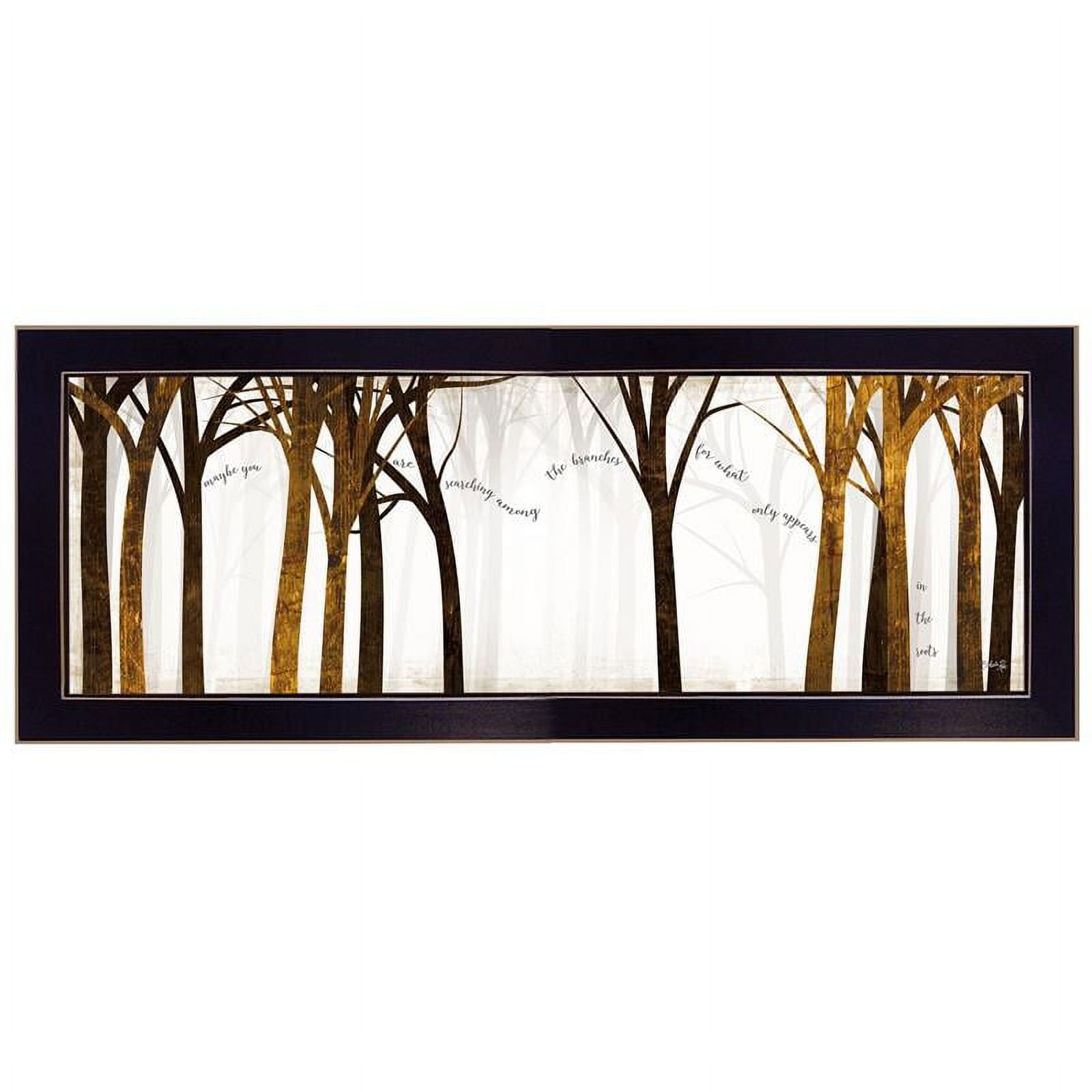 In the Roots Black Framed Canvas Quote Art