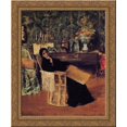 thumbnail image 1 of In the Studio 20x23 Gold Ornate Wood Framed Canvas Art by Chase, William Merritt, 1 of 2