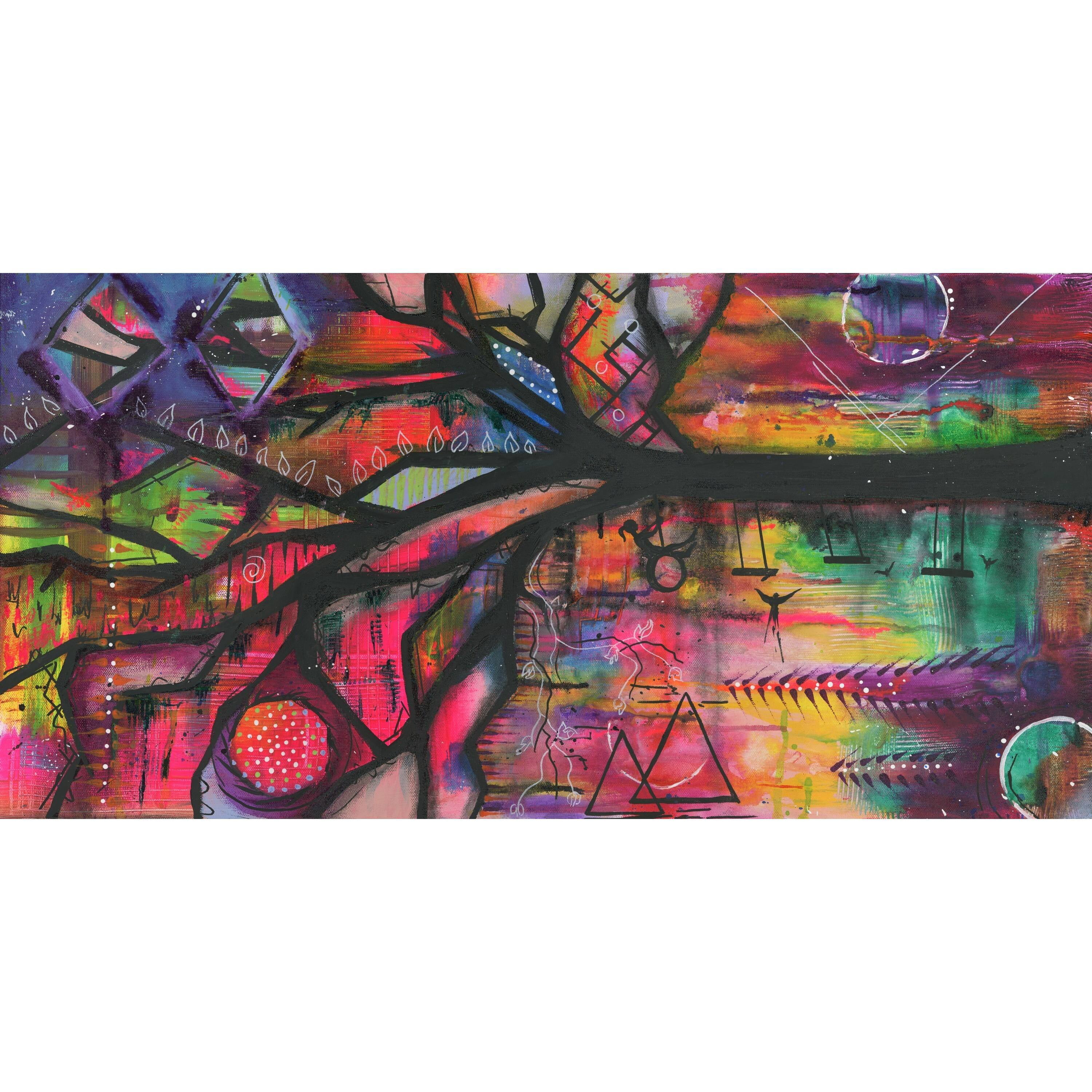 "In the Trees" Painting Print on Wrapped Canvas