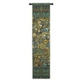 thumbnail image 1 of In the Blue Wood I by William Morris , Arts and Crafts Style Woven Tapestry Wall Art Hanging , Lush Blue and Gold Nature Pattern , 100% Cotton USA Size 70x, 1 of 9