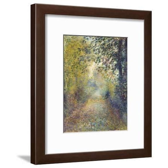 In the Woods, C. 1880, Scenic Framed Art Print Wall Art by Pierre-Auguste Renoir Sold by Art.Com