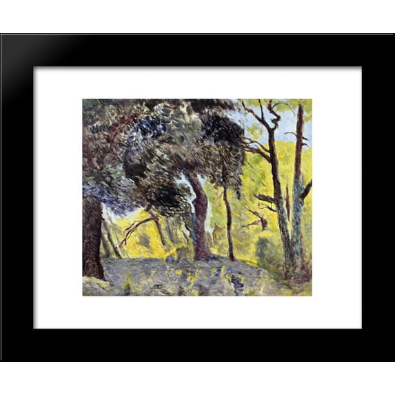 In the Woods (study) 20x24 Framed Art Print by Bonnard, Pierre