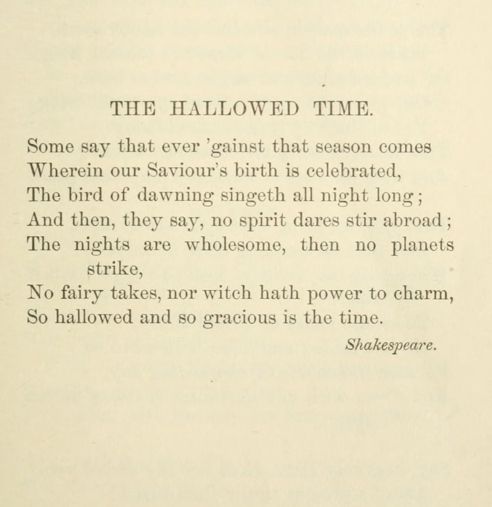 In the Yule-log Glow 1892 The Hallowed Time Canvas Art - W Shakespeare (24 x 36)
