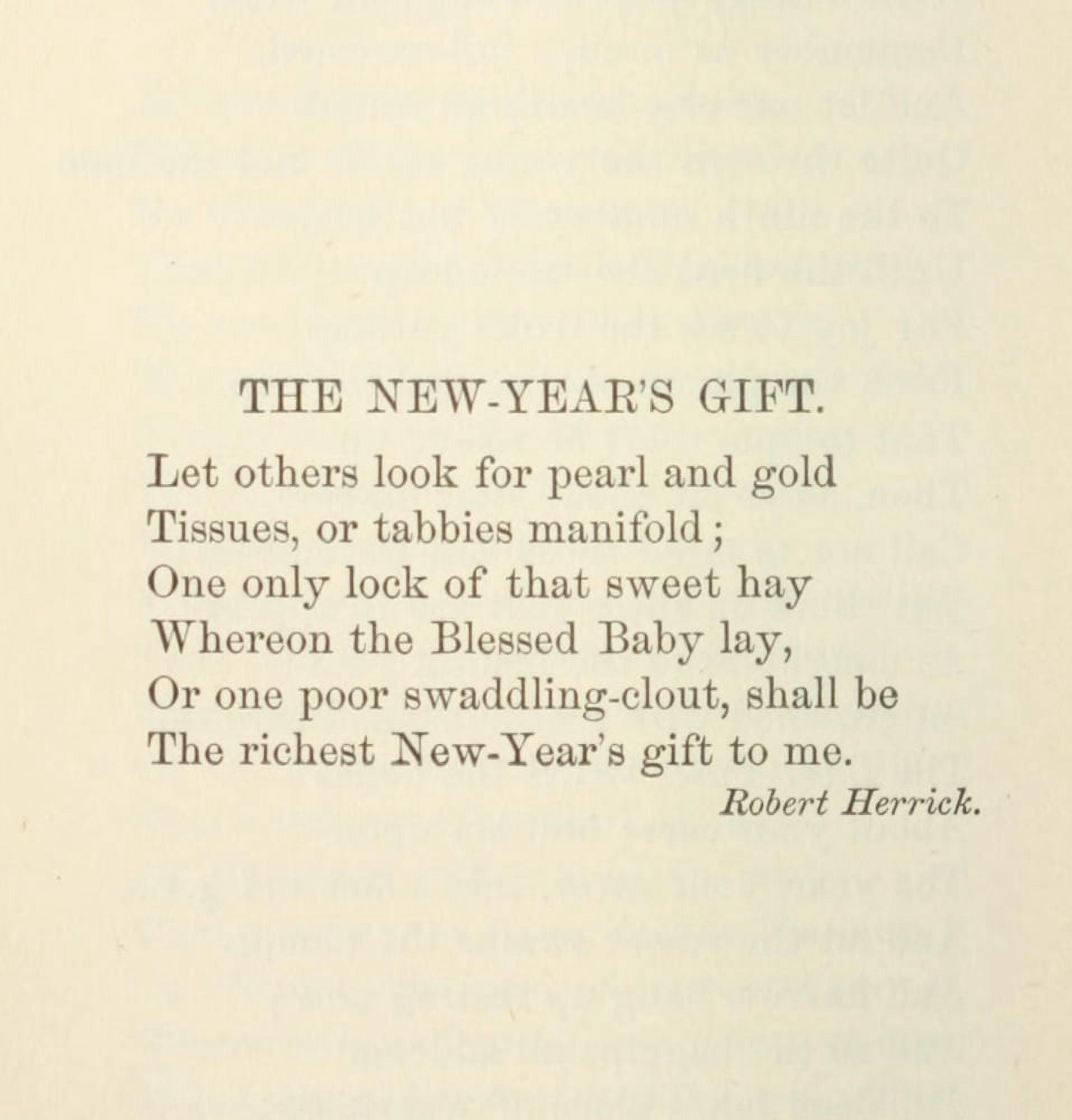 In the Yuletide Glow 1892 The New Years Gift Canvas Art - R Herrick (24 x 36)