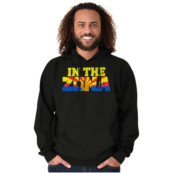 In the Zone Arizona Flag Zona Pride Unisex Plus Fleece Graphic Hoodie Brisco Brands 2X