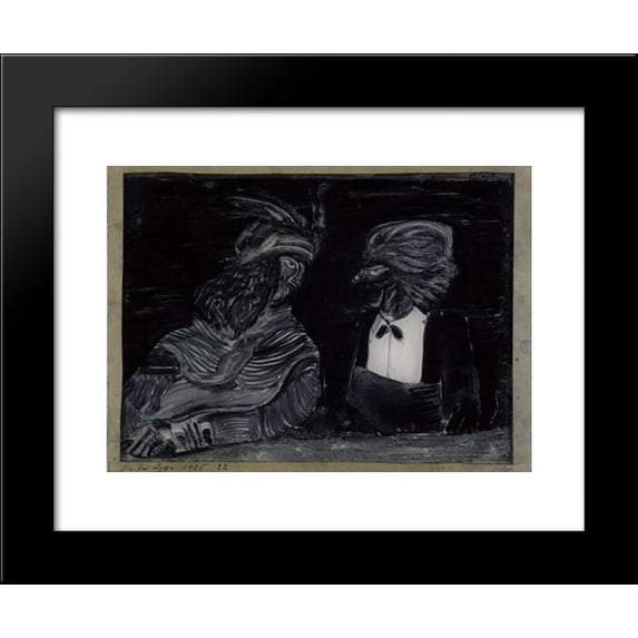 In the box 20x24 Framed Art Print by Paul Klee