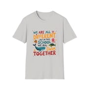 In this School We are all Different We All Swim Together T-Shirt