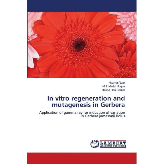 In vitro regeneration and mutagenesis in Gerbera (Paperback)