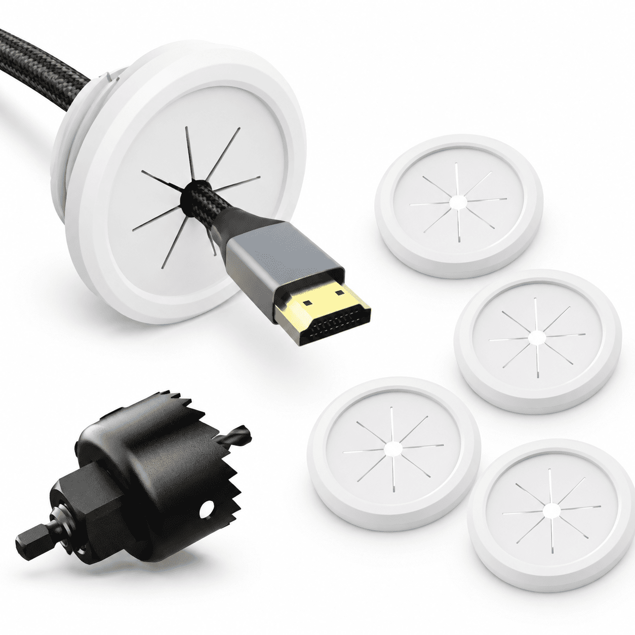 In-wall Cable Management Kit Fits 4 Low-voltcables 4-pack - Walmart.com