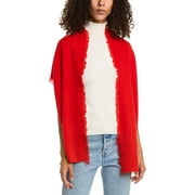 In2 by InCashmere Fringe Cashmere Wrap, Red