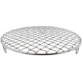 thumbnail image 1 of InBlossoms Versatile Round 304 Stainless Steel Cooling Rack Baking,Heat Resistant Rust Proof Sturdy Durable Dia 9.8", 1 of 7