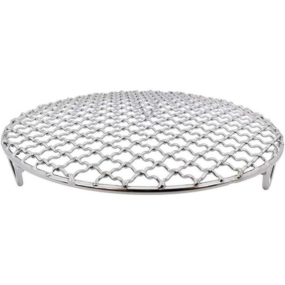 InBlossoms Versatile Round 304 Stainless Steel Cooling Rack Baking,Heat Resistant Rust Proof Sturdy Durable Dia 9.8"