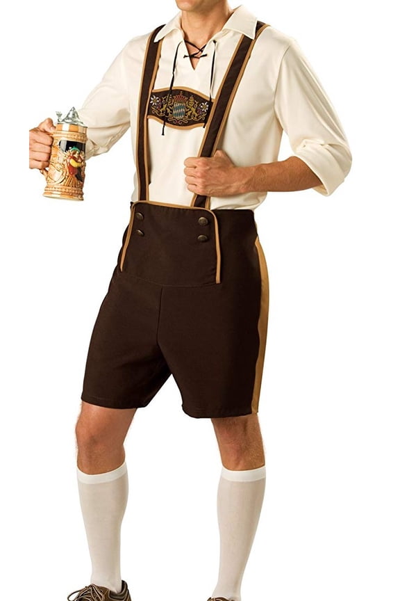 InCharacter Brown Men's Large Bavarian Costume Set