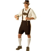InCharacter Costumes Bavarian Guy Lederhosen Halloween Fantasy Costume Male, Adult, Brown