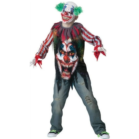 InCharacter Costumes Big Top Terror Boy's Halloween Fancy-Dress Costume for Child, M