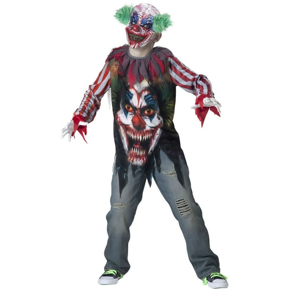 InCharacter Costumes Big Top Terror Boy's Halloween Fancy-Dress Costume for Child, M