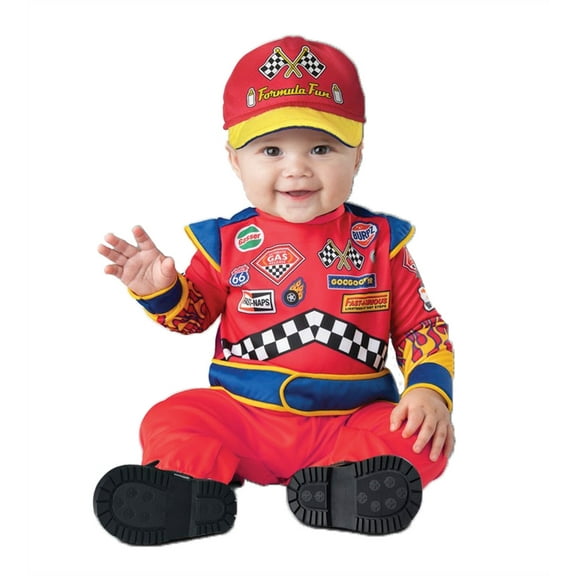 InCharacter Costumes Burning Rubber Boy's Halloween Fancy-Dress Costume for Toddler, 18-24 Months