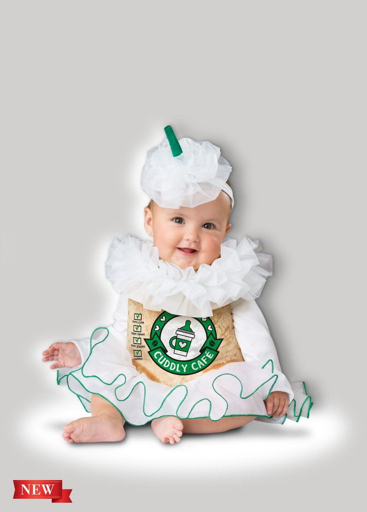 InCharacter Costumes Cappuccino Cup Dress Onesie with Attached Tutu for Infant (6-12) Months