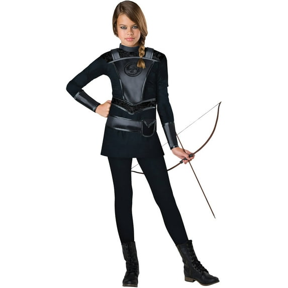 InCharacter Costumes Warrior Huntress Halloween Fantasy Costume Female, Teen 14-17, Black